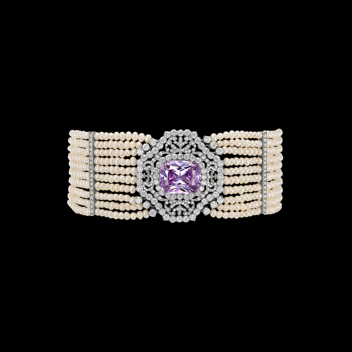 Lavender Dentelle Choker